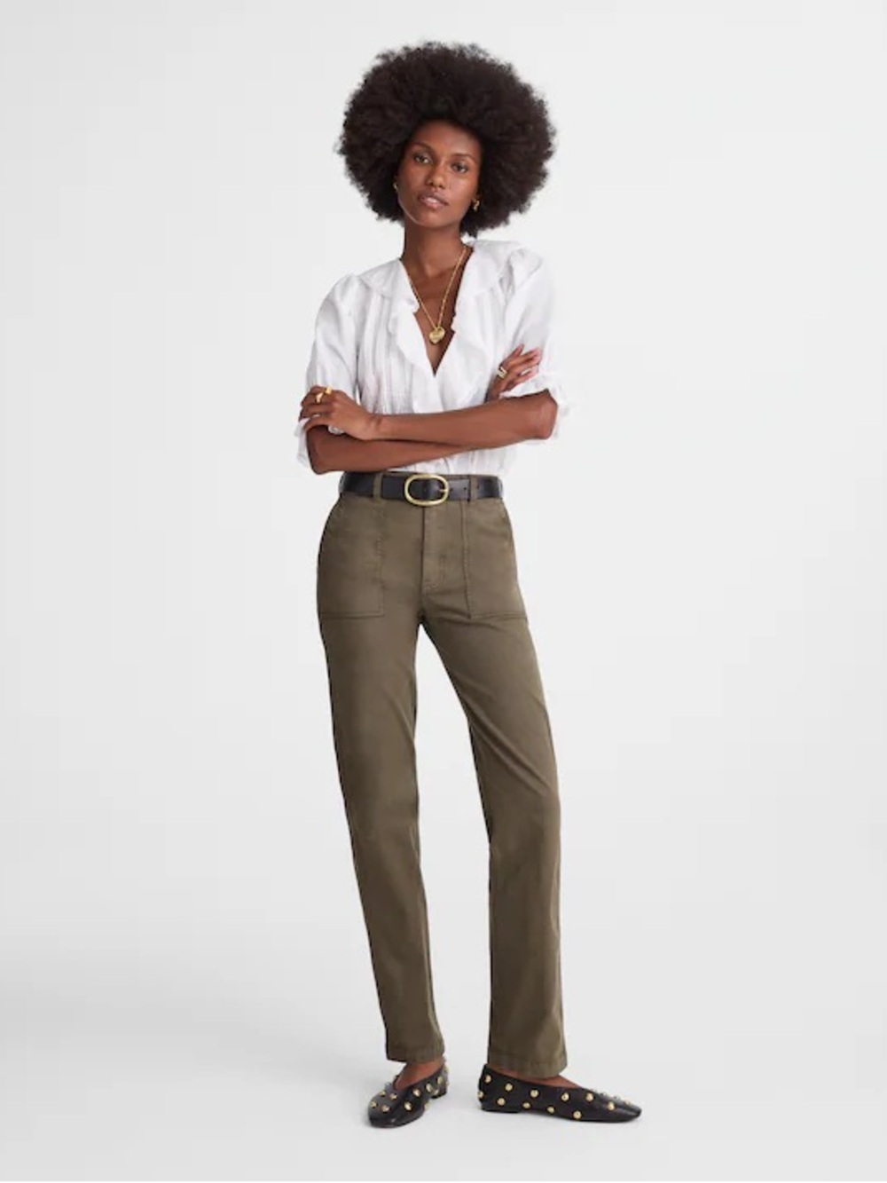 Madewell Utility Straight-Leg Pants